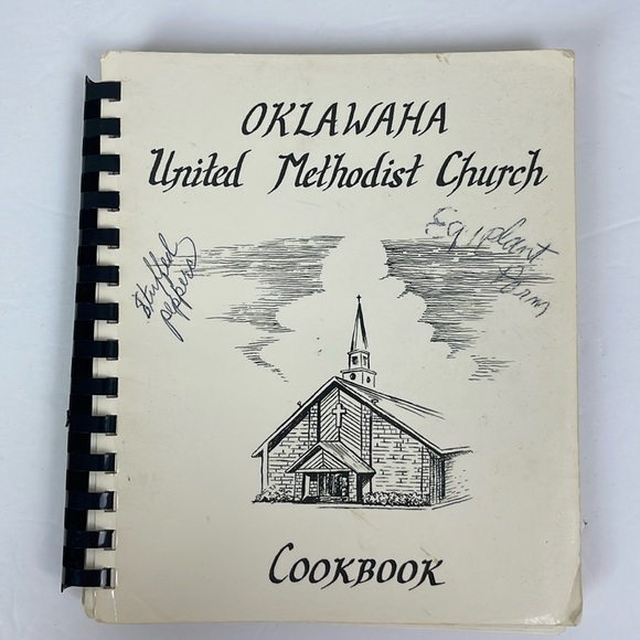 Other - Vtg 1986 Oklawaha Florida United Methodist Church Cookbook cooking recipes eat